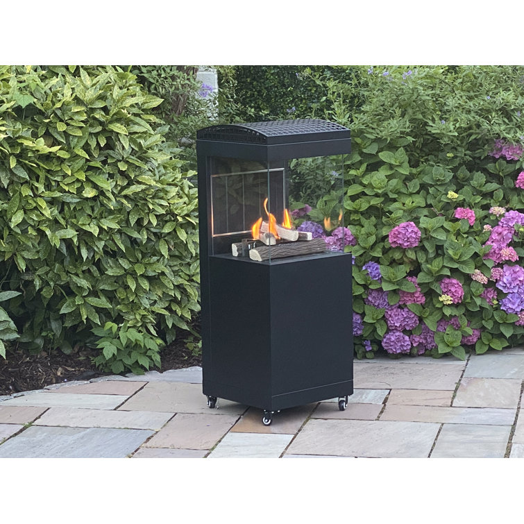 Ebern Designs Lankton Aluminium Propane Outdoor Fire Column Wayfair.co.uk